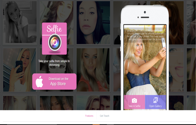 Selfie App screenshot 1